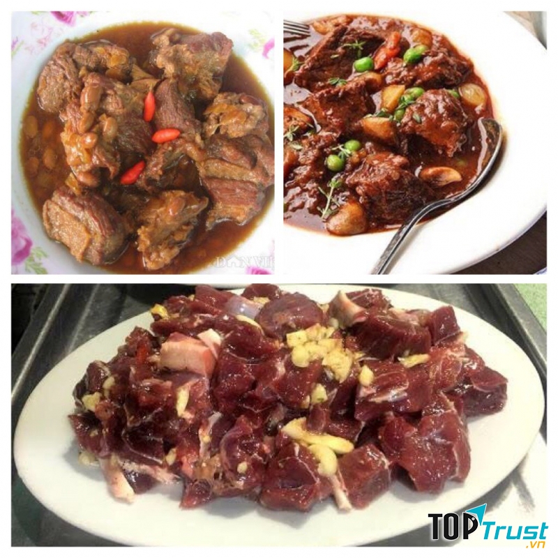 Thịt trâu kho chua ngọt