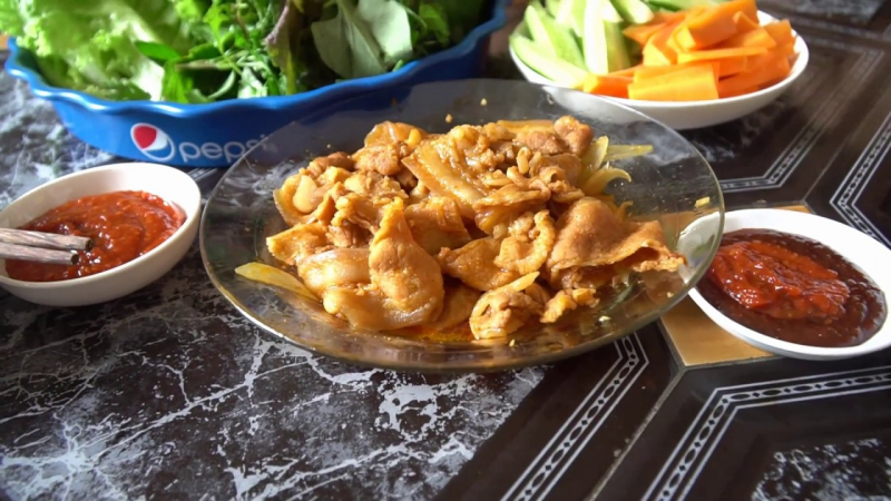 Thịt xào Hàn Quốc