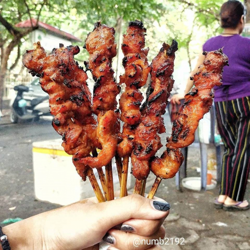 Thịt xiên nướng, Sụn nướng chợ Nghĩa Tân