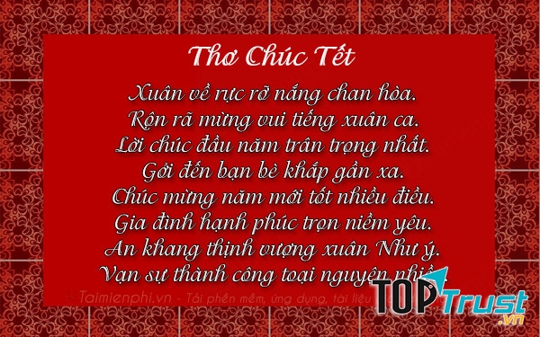 Thơ chúc tết