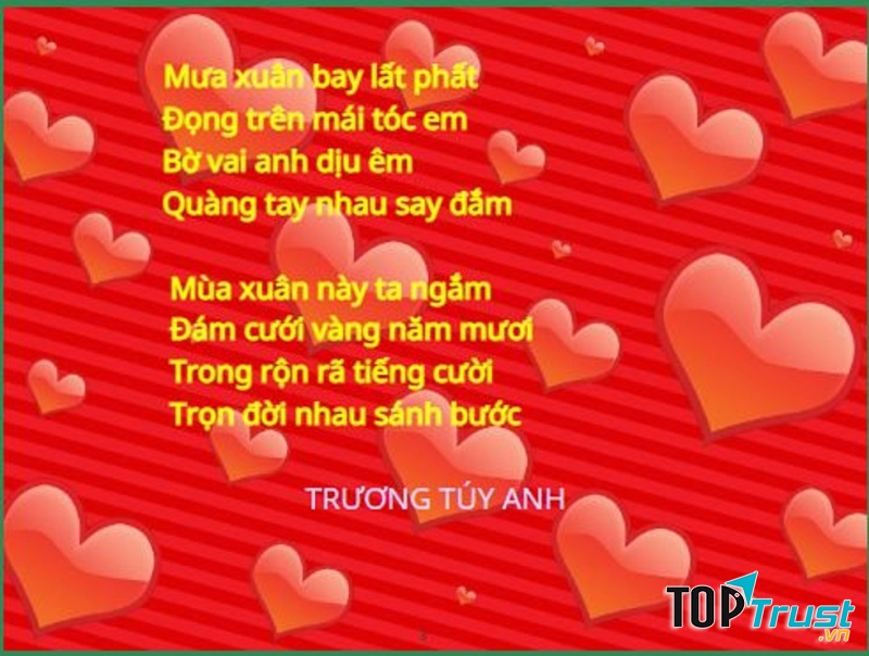 Thơ hay Valentine's day