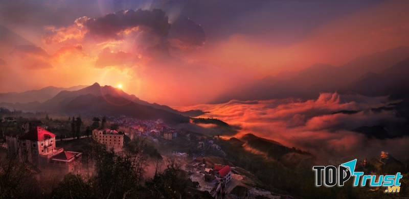 Đi du lịch Sapa để ngắm đất, trời hòa vào nhau