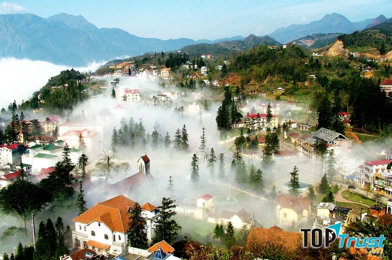Ngắm sương mù ở Sapa