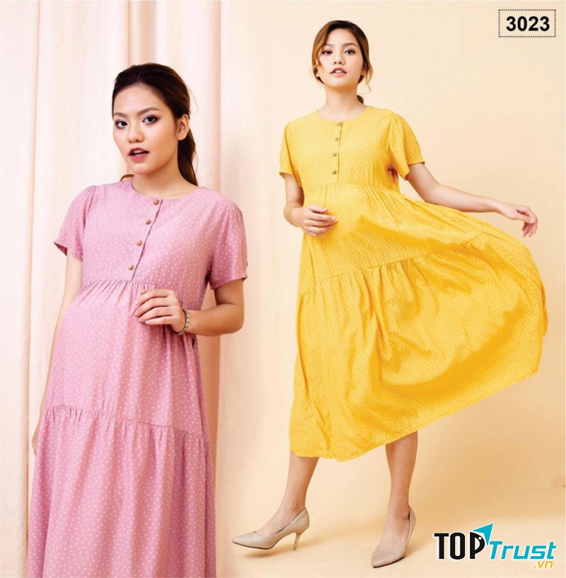 Thời trang bầu Hồng Nhung