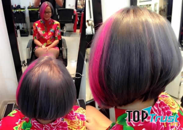 Kiểu tóc nhuộm ấn tượng tại Thông Hair Salon