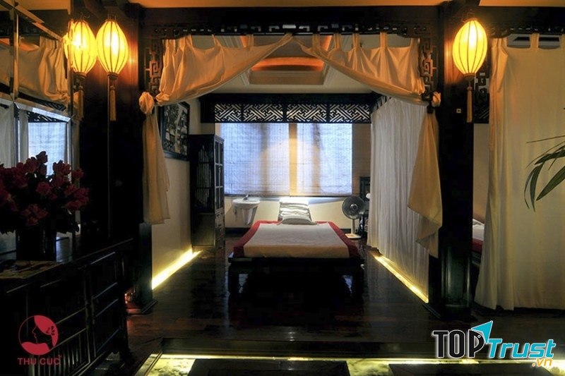 Không gian pha trộn giữa truyền thống và hiện đại