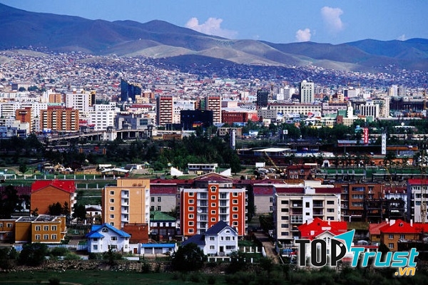 Thủ đô  Ulaanbaata  của Mông Cổ