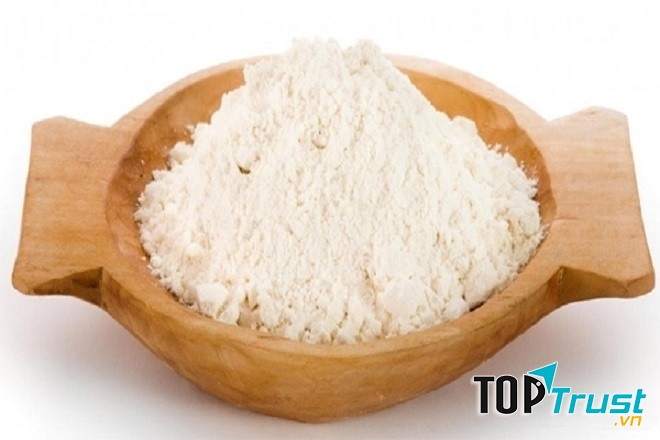 Gạo thật cho bột gạo màu trắng