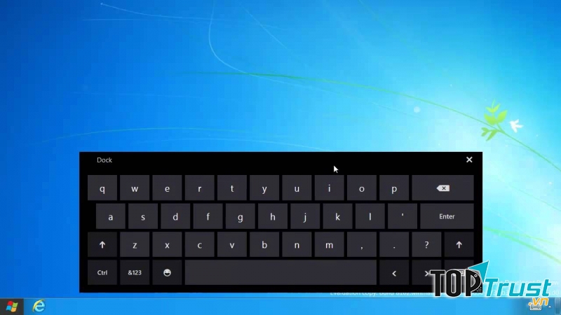 Bàn phím ảo trên Windows