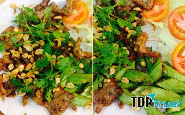 Món ăn được chế biến từ hải sản ở Thu Vân