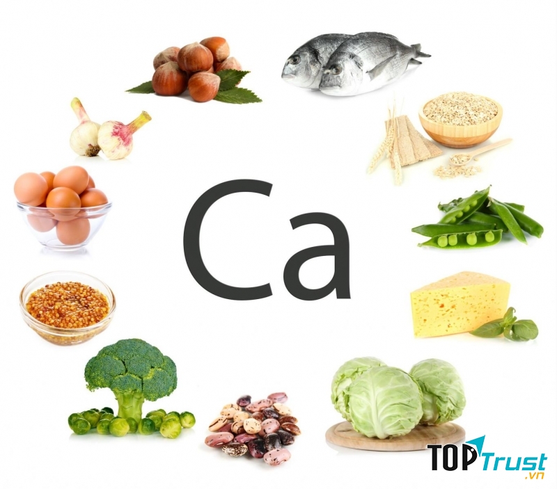 Thực phẩm chứa canxi