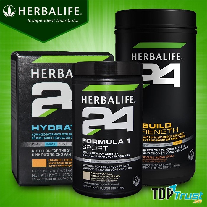 Bộ sản phẩm dinh dưỡng thể thao Herbalife 24