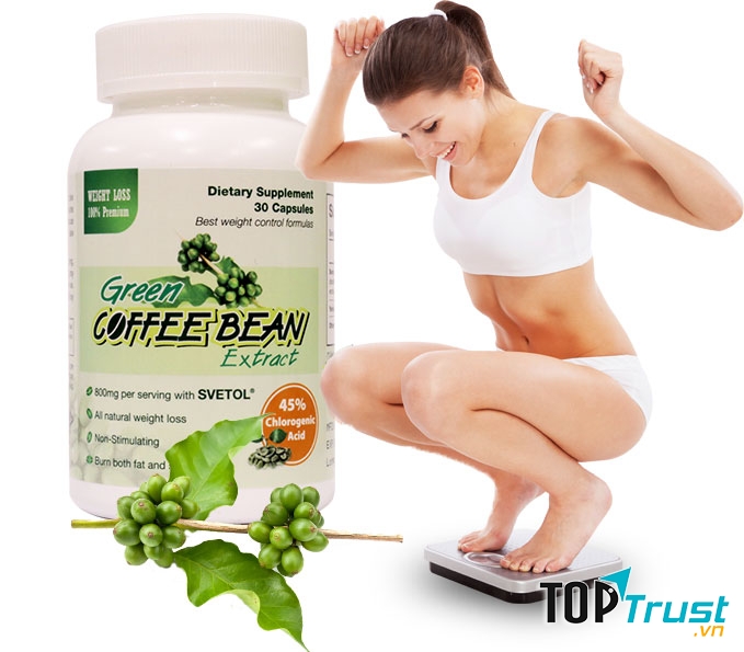 Viên uống giảm cân green coffee bean extract