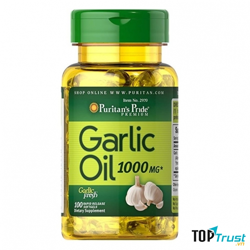Thực phẩm chức năng Puritan's Pride Garlic Oil