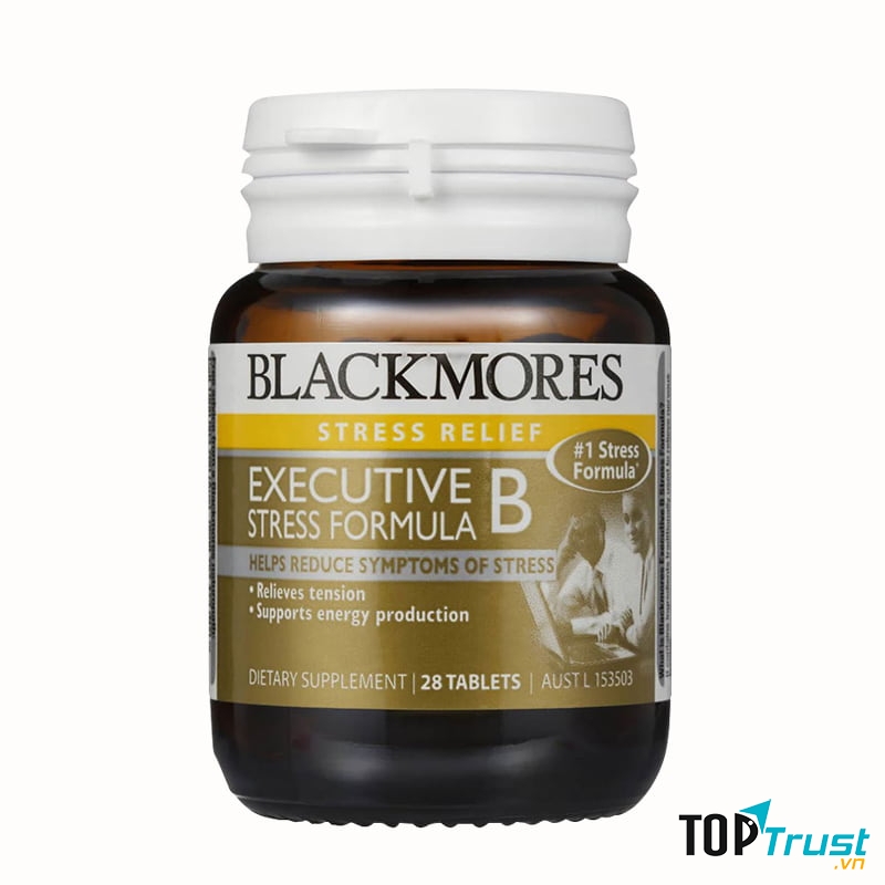 Thực phẩm chức năng Viên giảm stress Blackmores Executive B Stress Formula 28v