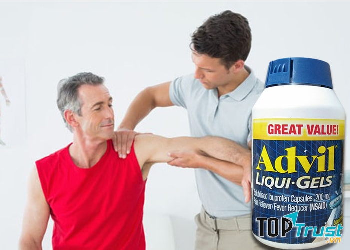 Thực phẩm chức năng Viên uống giảm đau Advil Liqui Gels 200mg hộp 200 viên của Mỹ