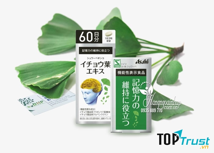 Thực phẩm chức năng Viên uống hoạt huyết dưỡng não Asahi Nhật Bản 180 viên