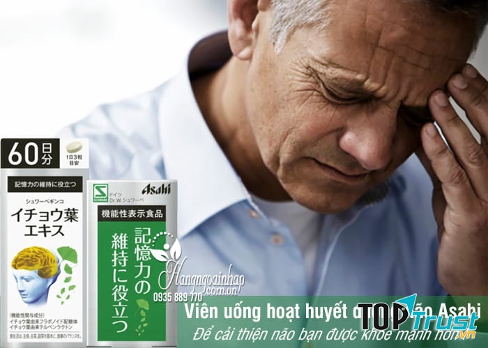 Sản phẩm cho người lớn, hỗ trợ phòng ngừa và điều trị các chứng bệnh liên quan đến trí nhớ, tuần hoàn máu não, tai biến, tổn thương não,...