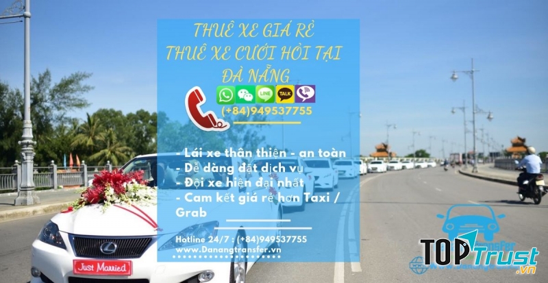 Thuê xe cưới – Danangtransfer.vn