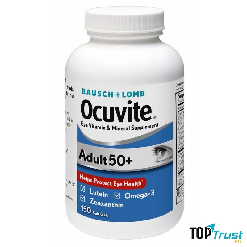 Viên uống bổ mắt ocuvite 150 viên bổ sung vitamin và chất khoáng đặc biệt cho mắt