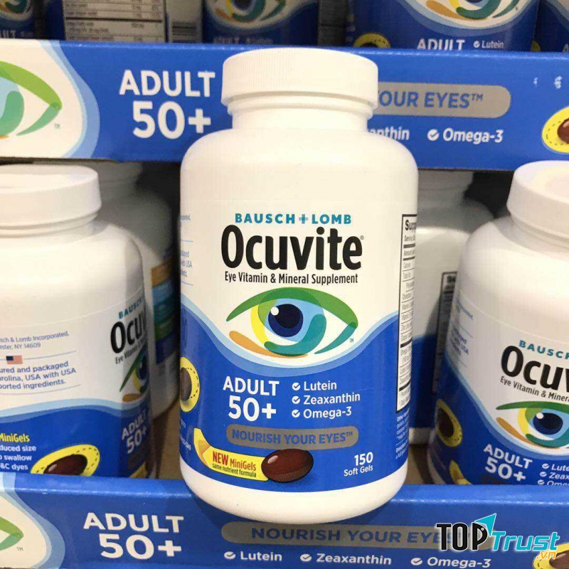 Thuốc bổ mắt Ocuvite Adult 50 + của Mỹ