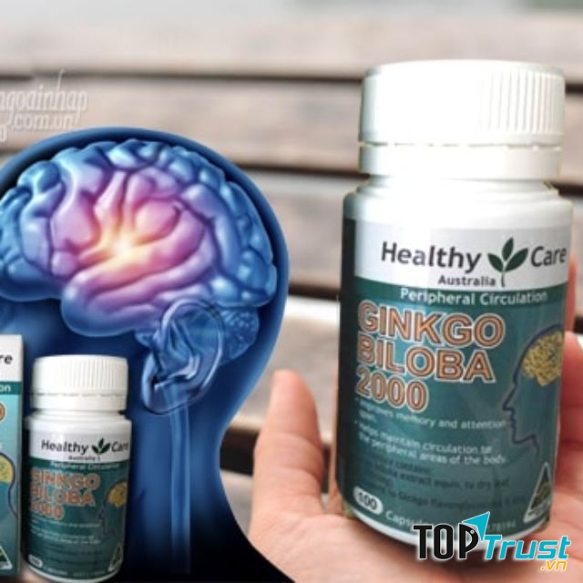 Thuốc bổ não Healthy Care Ginkgo Biloba 2000mg được chiết xuất từ cây bạch quả - đã được nghiên cứu và chứng minh là có chứa dưỡng chất đặc biệt cần thiết để duy trì và nuôi dưỡng bộ não hoạt động tốt
