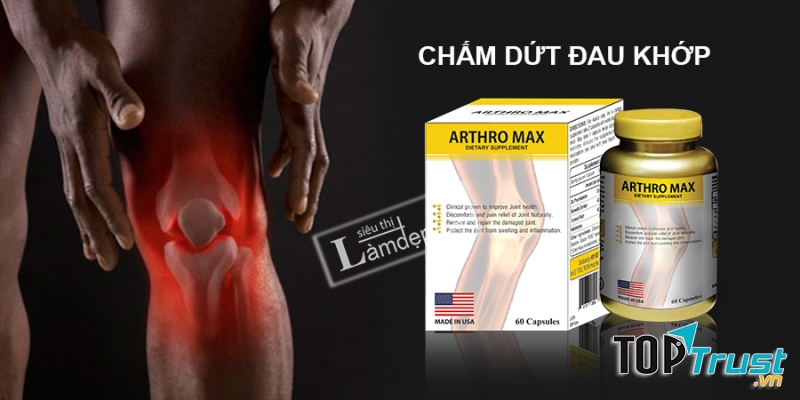 Arthro Max giúp Giúp tăng cường, tái tạo sụn khớp, tăng độ bền và dẻo dai cho khớp, giúp giảm đau xương khớp cấp tính và mãn tính, phòng ngừa và làm chậm quá trình thoái hóa khớp.