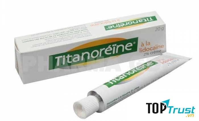 Thuốc bôi trị trĩ Titanoreine có tác dụng hỗ trợ làm giảm các chứng đau rát, ngứa, cảm giác xung huyết trong trĩ bùng phát