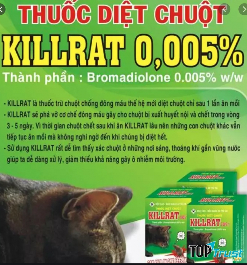 Thuốc diệt chuột KILLRAT