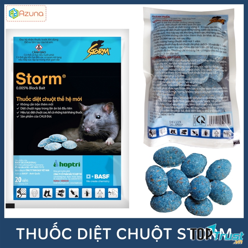Thuốc diệt chuột Storm (BASF CHLB Đức)
