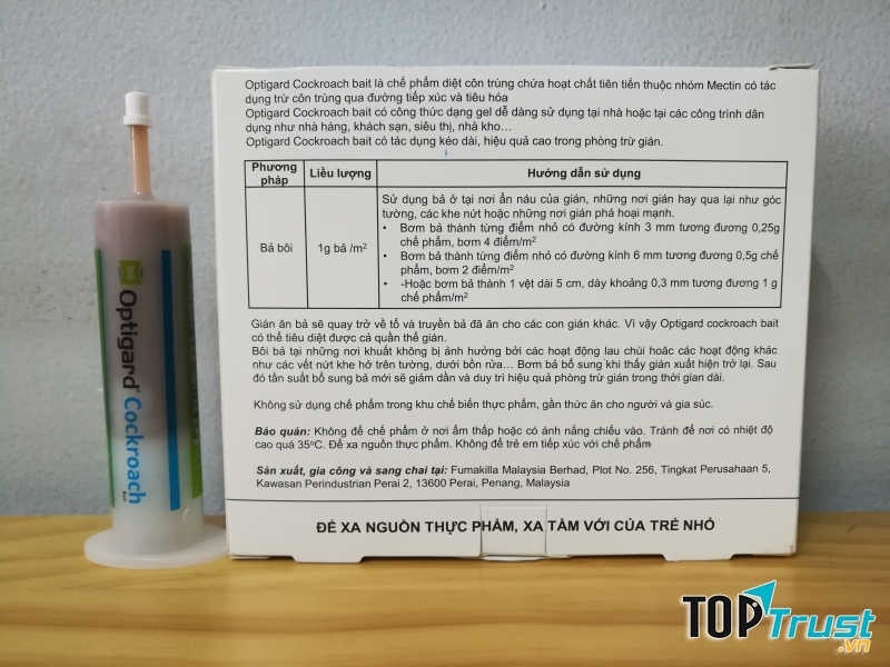 THUỐC DIỆT GIÁN ĐỨC OPTIGARD COCKROACH BAIT