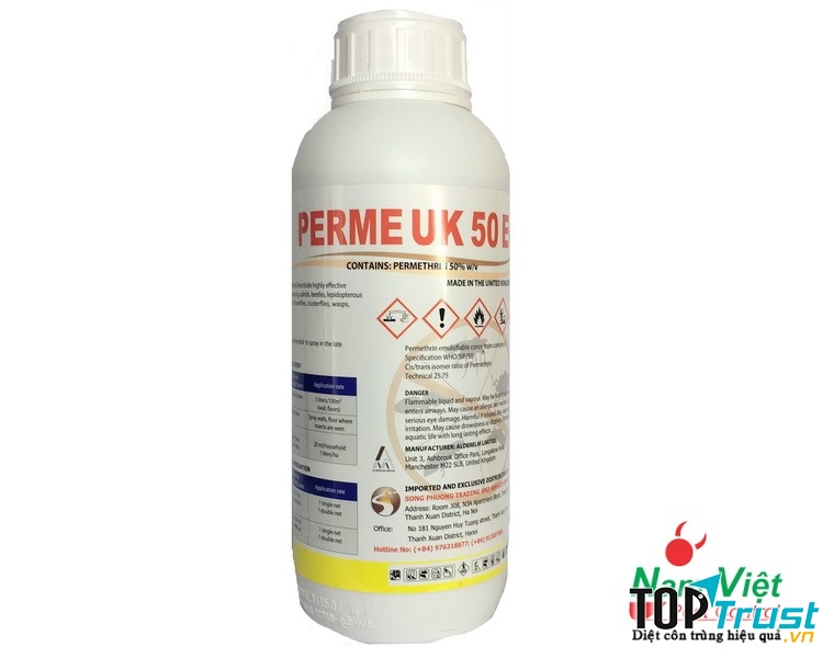 Thuốc diệt muỗi PERME UK 50 EC.