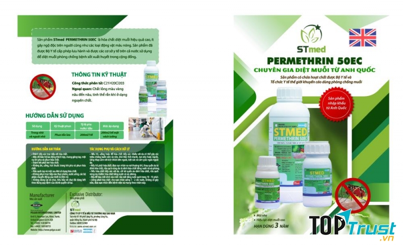 Thuốc diệt muỗi Stmed Permethrin 50EC