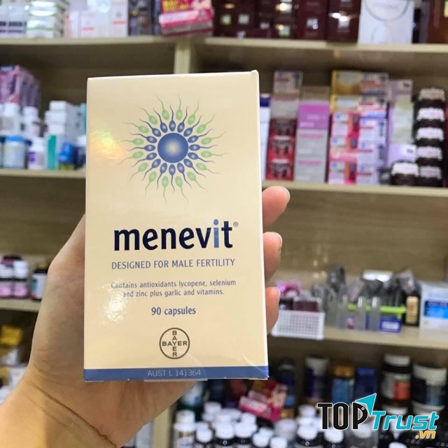 Menevit Elevit giúp phát triển tinh trùng bình thường, bảo vệ chống lại thiệt hại DNA, tối ưu hóa khả năng có con của nam giới…