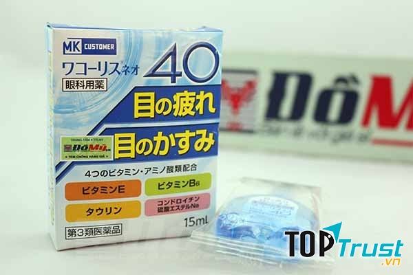 Nhỏ mắt 40 MK Customer Nhật Bản tăng khả năng lưu thông máu