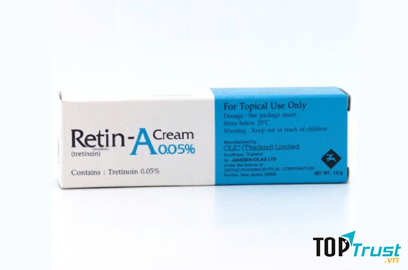 Retin-A cream 0.05% là một loại thuốc đặc trị mụn, có nguồn gốc từ Thái Lan