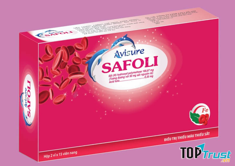 Thuốc sắt cho bà bầu Avisure Safoli