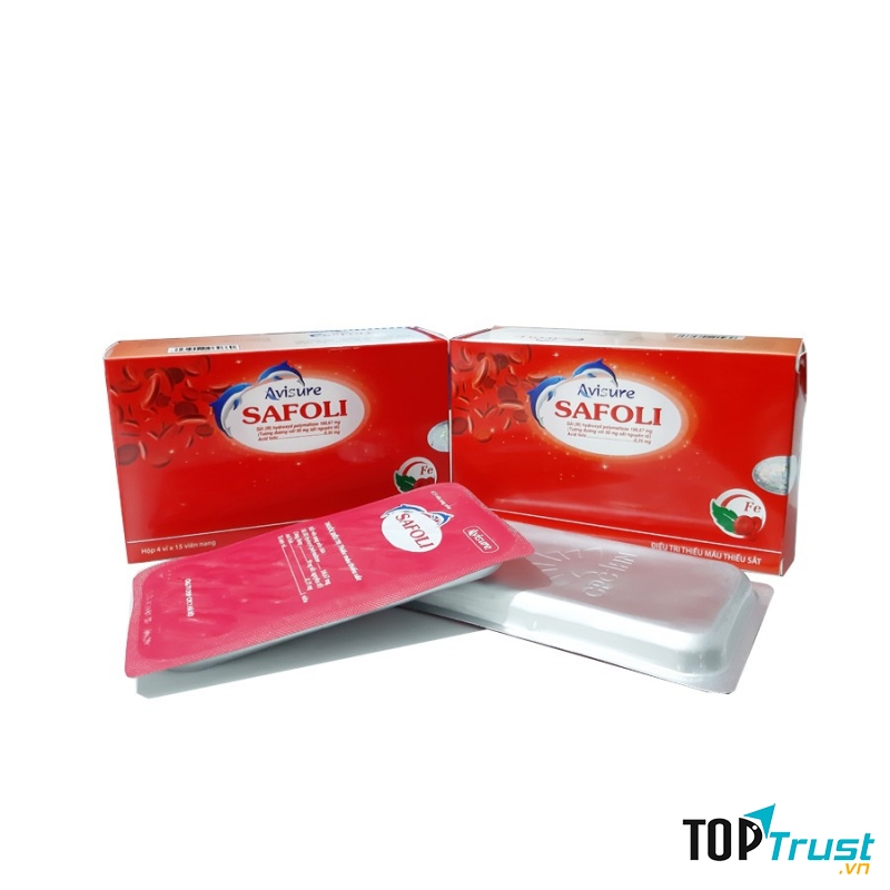 Thuốc sắt cho bà bầu Avisure Safoli là sản phẩm tại Việt Nam