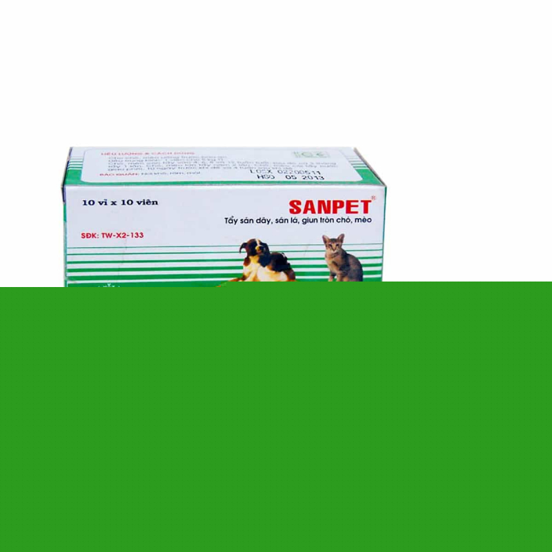Thuốc tẩy giun chó Sanpet