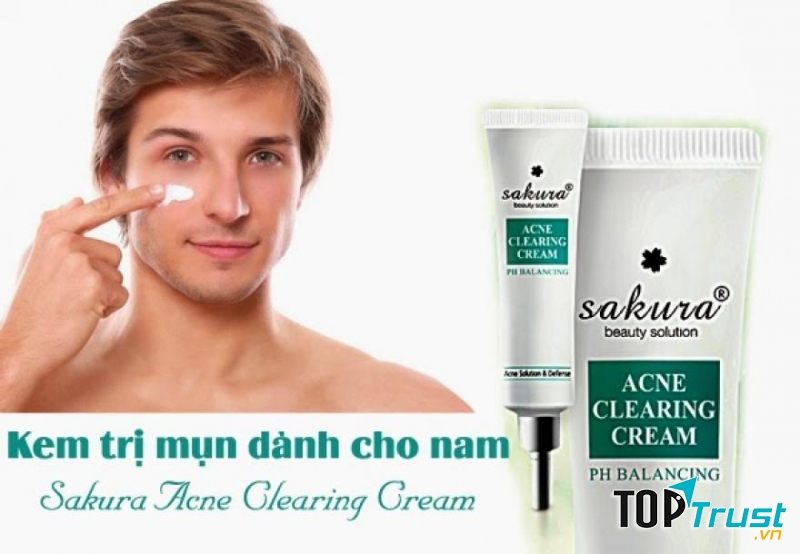Thuốc trị mụn Sakura Acne Clearing Cream