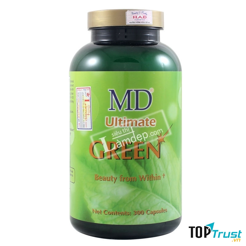 Thuốc trị mụn từ bên trong MD ultimate green