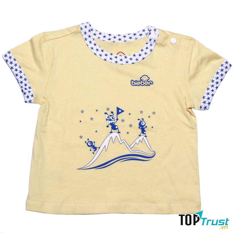 Quần áo sơ sinh Bieber được may từ chất vải 100% cotton