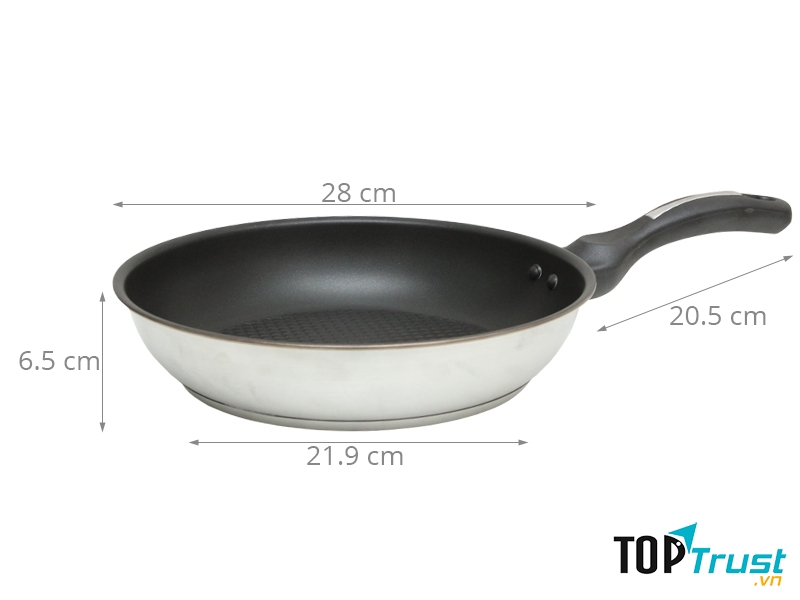 Chảo 3 đáy Fivestar CKD28-3DI 28 cm