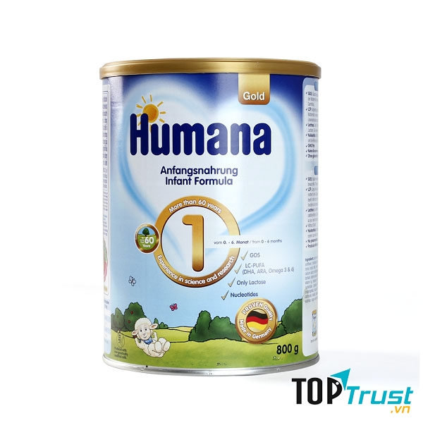 Sữa bột Humana Gold số 1