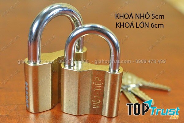 Khóa Việt Tiệp đồng thau