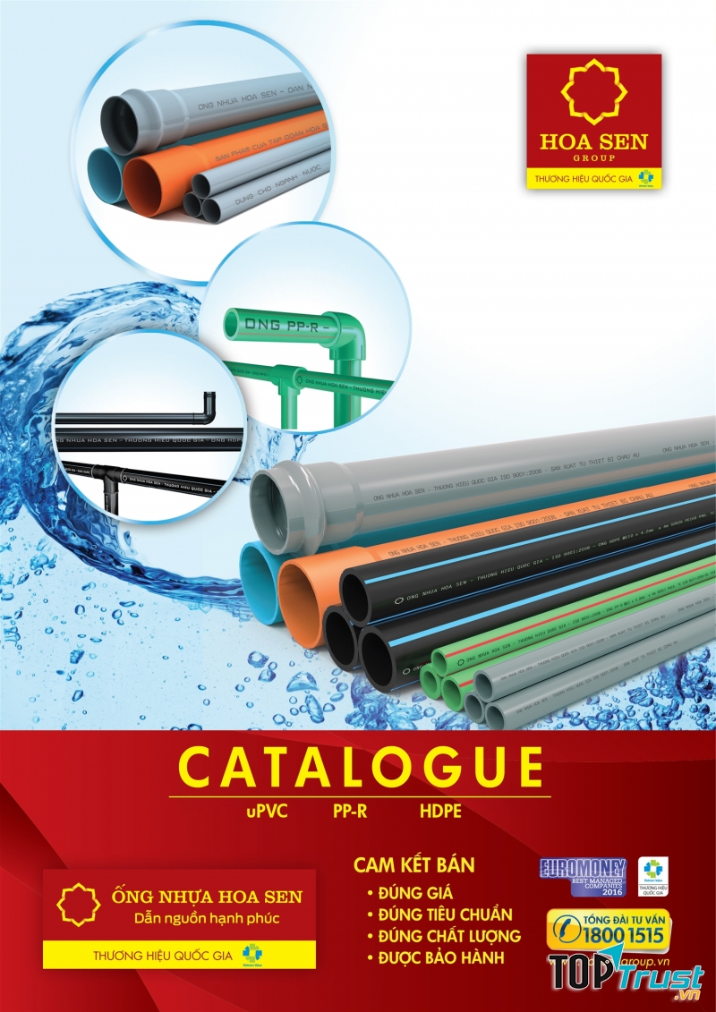 Thương hiệu ống nhựa Hoa Sen