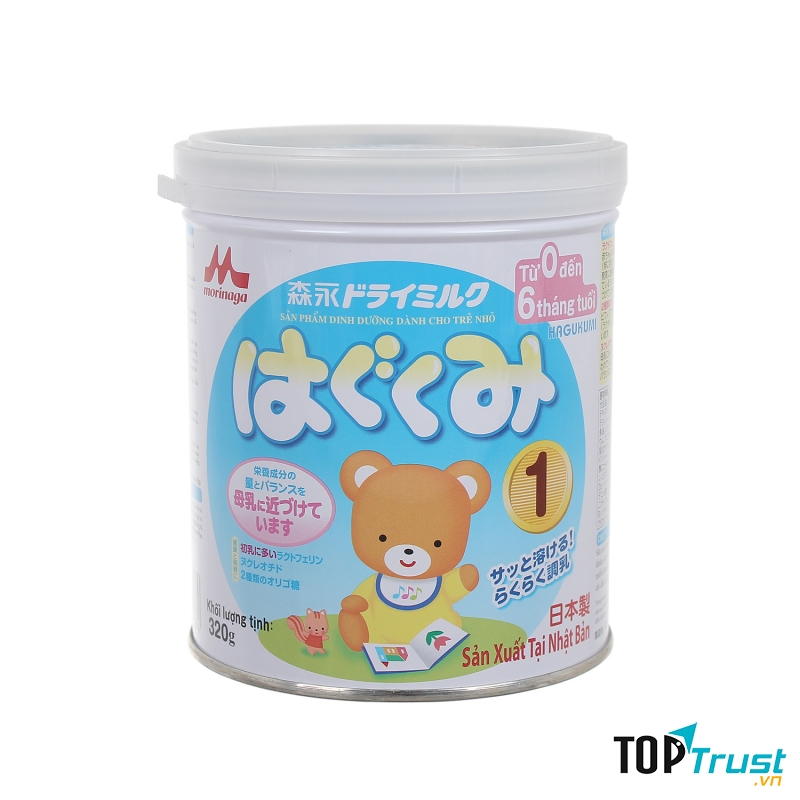 Sữa Morinaga Hagukumi số 1 850g (0 - 6 tháng)