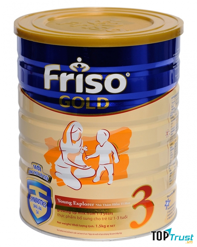 Friso là thương hiệu sữa hàng đầu tại Hà Lan