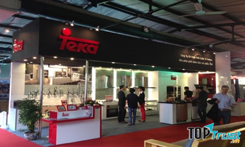 Gian trưng bày bếp từ Teka