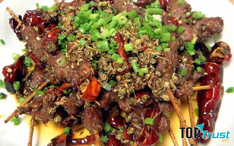 Thịt dê nướng thơm ngon, hấp dẫn